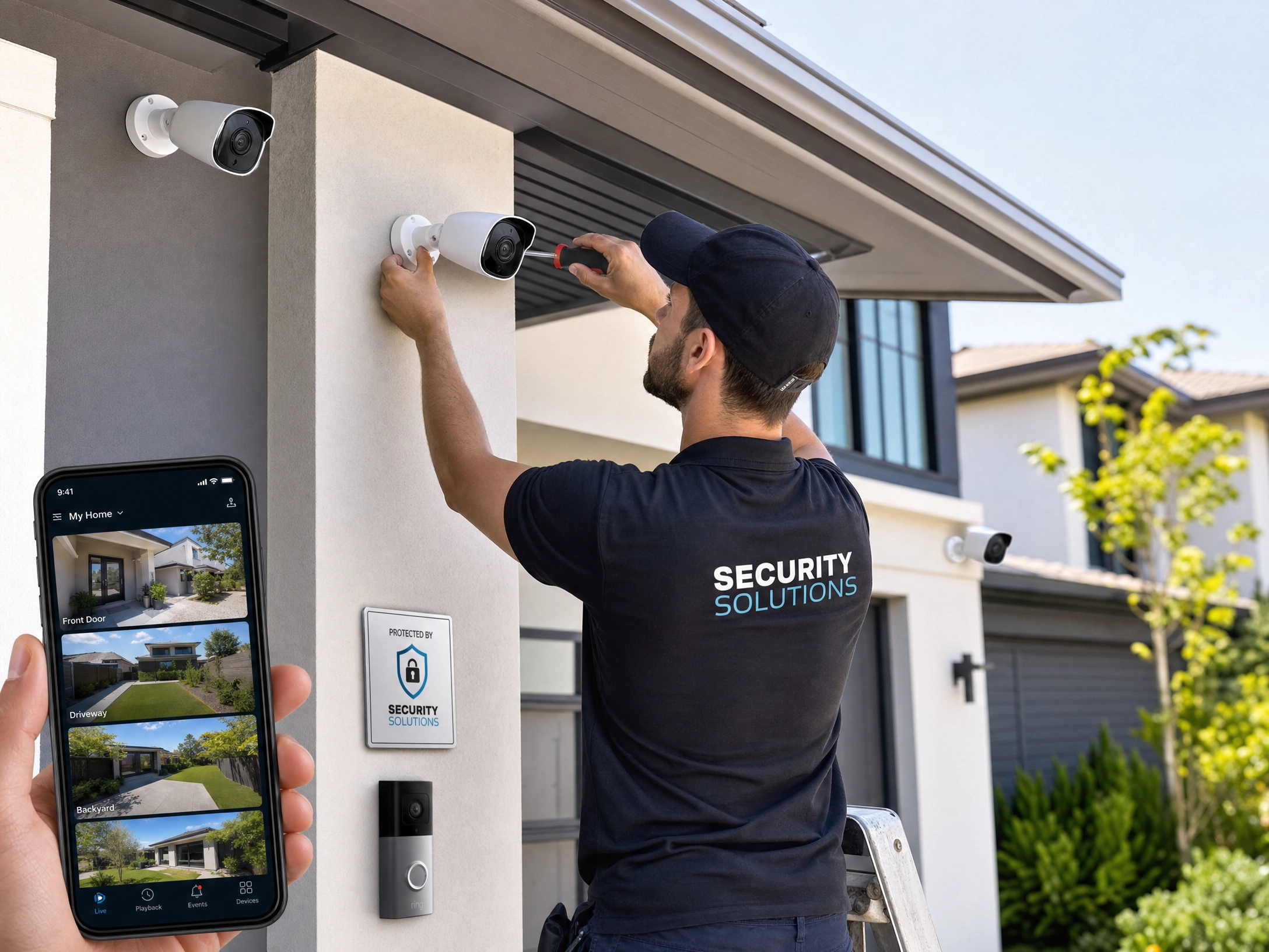 Instalación de cámaras de seguridad y vigilancia en RD — F&H Multiservices